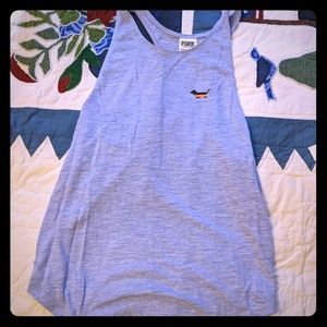 Vs Pink long athletic tank